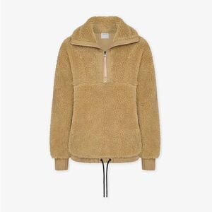 Varley Appleton Quarter Zip Sweater Camel